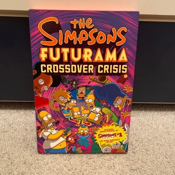 The Simpsons Futurama Crossover Crisis with Bonus Reprint of Simpsons #1 Comics - Picture 2 of 12